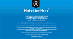 Desktop Screenshot of hotelierbox.com