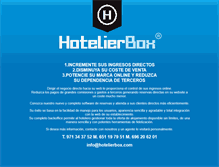 Tablet Screenshot of hotelierbox.com